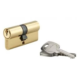 THIRARD - Cylindre De Serrure Double Entrée, 30x35mm, Anti-arrachement, 3 Clés, Laiton