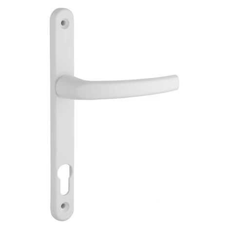 THIRARD - Ensemble De Poignées Pour Porte D'entrée Palière Sultane Trou De Cylindre, Carré 8mm, Entr'axes 195mm, Blanc – Image 2