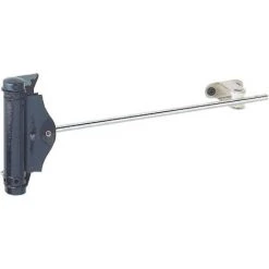 Ferme Porte Avec Tige - Décor : Noir - Longueur : 280 Mm - Matériau : Acier - THIRARD - Vendu à L'unité