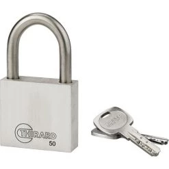 Cadenas Inox Transit2 - Hauteur Anse : 37 Mm - Largeur : 50 Mm - THIRARD
