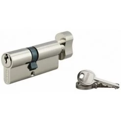 Cylindre Profile Serie Eco Nickele Bouton Double 30 X 30 - 3cles - THIRARD