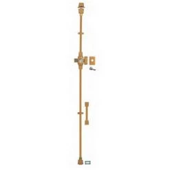 Thirard - Verrou Multipoints MIRAGE 6 Bouton Et Cylindre Haut Et Bas Droite 3 Clés