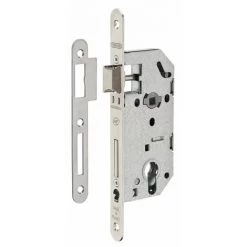 THIRARD - Serrure Encastrable Pour Porte D'entrée Monomax Nf Têtère Acier Nickelé