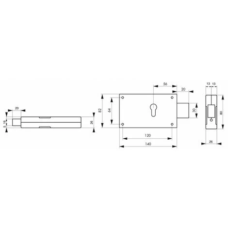 THIRARD - Boîtier Cp 140 X 80 Mm Sans Gâche – Image 2