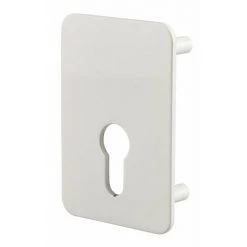 THIRARD - Plaque De Renfort Porte Isoplane Type Capital à Cylindre Profilé, époxy Blanc