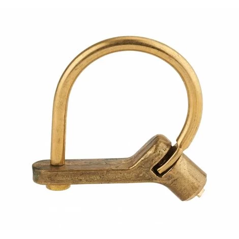 THIRARD - Cadenas D'artillerie 629 C Gm à Talon Coudé Anse Laiton Triangle 5 Mm