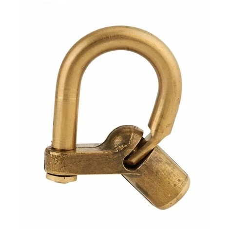 THIRARD - Cadenas D'artillerie 29 C à Talon Coudé Anse Laiton Triangle 5 Mm