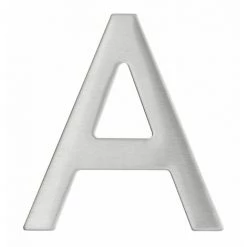 THIRARD - Lettre A Inox H.76mm Adhésif