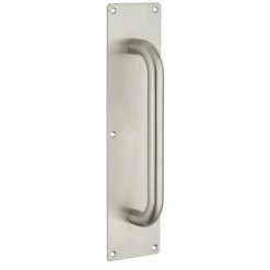 THIRARD - Poignée Inox Avec Plaque, 300mm, Satin