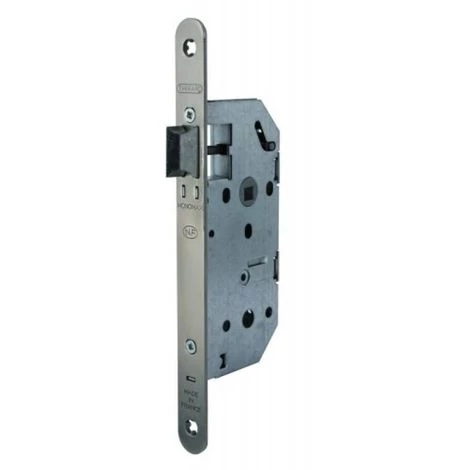 THIRARD Serrure De Sûreté à Larder NF Têtière Inox, Axe à 50 Bec-de-cane