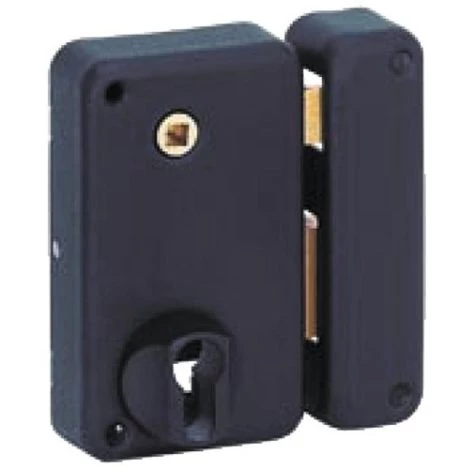 THIRARD Serrures De Portail En Applique Verticales à Fouillot à Cylindre Européen Main Droite