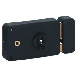 THIRARD Serrure En Applique Horizontale à Fouillot Pêne Dormant Et Demi-tour A Cylindre Européen Optimum Main Gauche Poussant