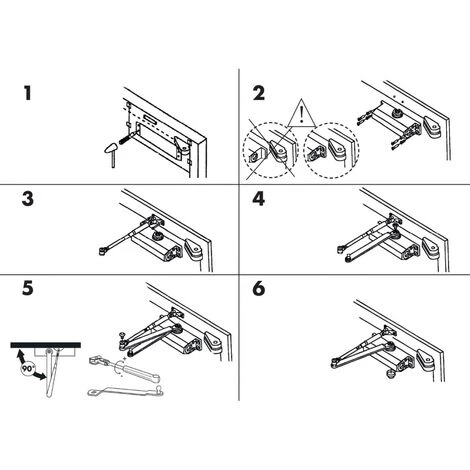 THIRARD - Ferme Porte Hydraulique, Réversible, Argent, Pour Porte30KgSerrurerie De Picardie – Image 3