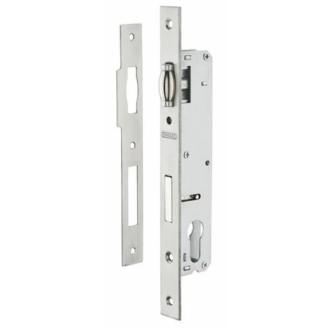 THIRARD - Boitier De Serrure Encastrable à Rouleau à Cylindre Pour Menuiserie Métallique, Axe 21mm, Bouts Carrés, Zingué