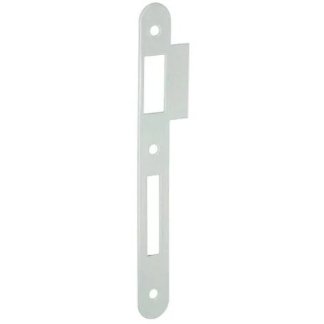 THIRARD Serrure à Larder En Petit Coffre De 135 Mm Axe à 50 Mm Finition Laqué Blanc à Pêne Dormant Et Demi-tour Avec Gâche – Image 4