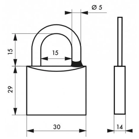 THIRARD CADENAS MACH3 ANSE INOX 30MM 194301 – Image 2