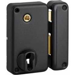 Boitier Serrure En Applique, Cylindre, Profile à Fouillot, 75x130 Mm, Droite THIRARD