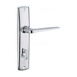 Poignée De Porte Ares Chromée, E165, à Condamnation BB2 THIRARD