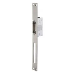 THIRARD - Gâche électrique Encastrable à Impression Pour Porte Bois Et Métal, Réversible, 12/24V, Inox