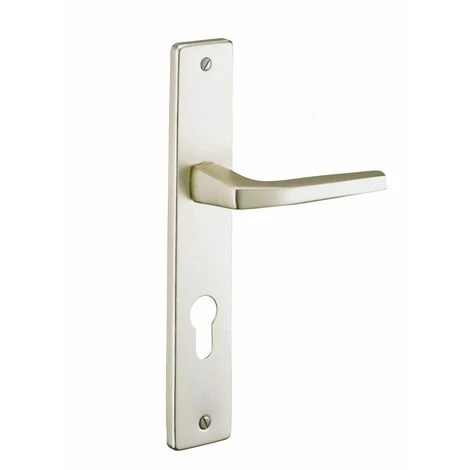 THIRARD - Ensemble De Poignées Pour Porte D'entrée Picardie Trou De Cylindre, Carré 7mm, Entr'axes Fix.195mm, Couleur F2