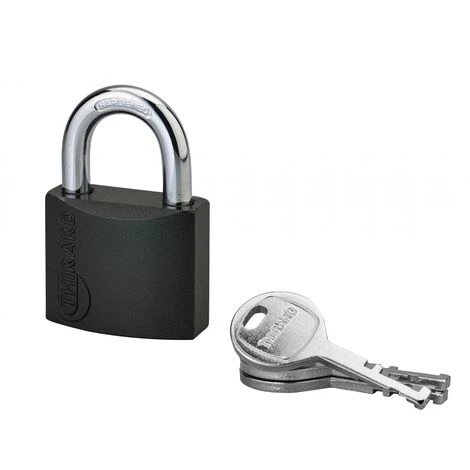 THIRARD - Cadenas à Clé Colorful, Laiton, Intérieur, Anse Acier, 40mm, 3 Clés – Image 4