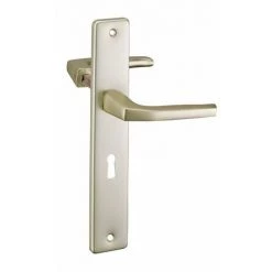 THIRARD - Paire De Béquilles Pour Porte, Carré 8mm + 1 Plaque Carré 8 X 56mm, Trou De Clé