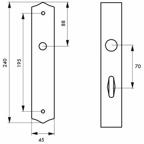 THIRARD - Plaque De Propreté à Condamnation, Fer, Noir – Image 2