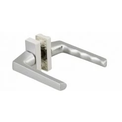 THIRARD - Paire De Béquilles Pour Porte, Carré 7mm Avec Fourreau 7 à 8mm Fourni, Argent