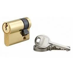 THIRARD - Demi-cylindre De Serrure SA, 30x10mm, Anti-arrachement, Laiton, 3 Clés