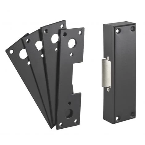 THIRARD - Gâche électrique à Rupture Pour Serrure Anti-panique, Réversible, 12V, Noir