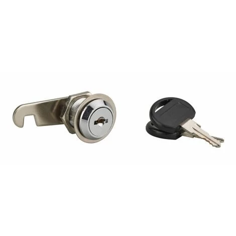 THIRARD - Batteuse Avec Came Pour Boîte Aux Lettres, Nickel, Longueur 20mm, 2 Clés