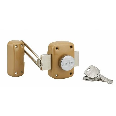 THIRARD - Verrou Corvette, Système D'entrebaillage, Gauche, Cylindre 45mm, Acier, 3 Clés – Image 2