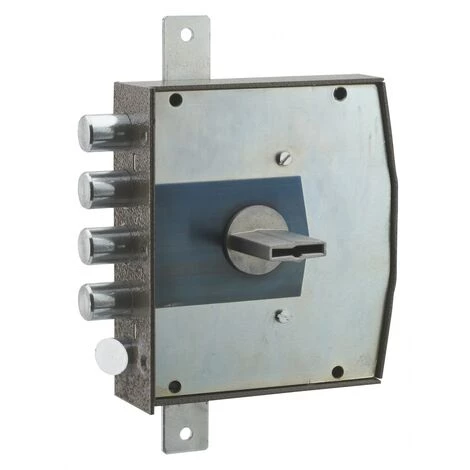 THIRARD - Serrure En Applique à Clé Pour Porte D'entrée, 154x140mm, 3 Pts, Droite, 3 Clés – Image 2