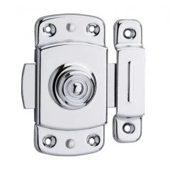 THIRARD - Verrou Pour Porte D'ameublement, 40mm, Laiton Chromé