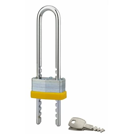 THIRARD - Cadenas à Clé Upper, Intérieur, Anse Réglable, Ø7mm, Zingué, 2 Clés
