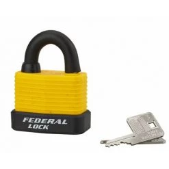 THIRARD - Cadenas à Clé BUMPER 54 Mm Jaune