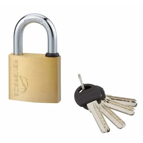 THIRARD - Cadenas à Clé REVERSO 50 Mm 4 Clés Réversibles