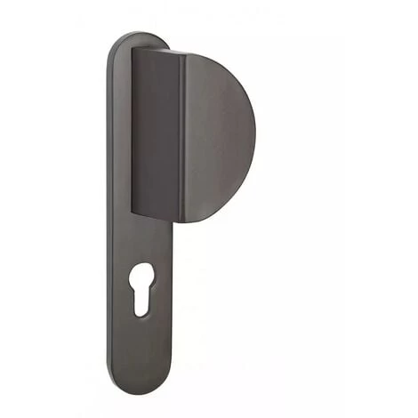 THIRARD - Poignee Porte-palière Chantilly Serrure Tribando Marron (1/2 Ensemble)