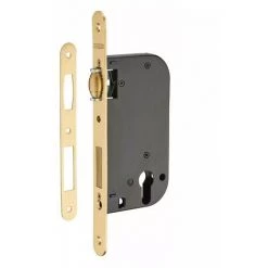 THIRARD - Serrure Encastrable Pour Porte D'entrée à Rouleau Têtère Et Gâche Laiton Br