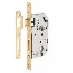 THIRARD - Serrure Encastrable Pour Porte D'entrée Unimax Ce Nf Qc Têtère Laitonnée V/br