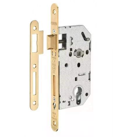 THIRARD - Serrure Encastrable Pour Porte D'entrée Unimax Ce Nf Qc Têtère Laitonnée V/br