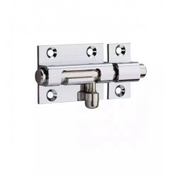 THIRARD - Verrou Pour Porte De Meuble Targette Laiton Chromé 40 Mm