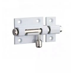 THIRARD - Verrou Pour Porte De Meuble Targette Laiton Laqué Blanc 40 Mm