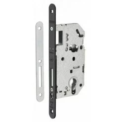 THIRARD - Serrure Encastrable Pour Porte D'intérieur Unimax Nf Têtère Noire