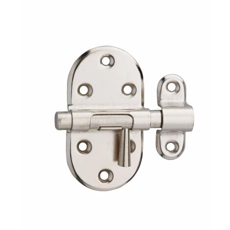 Thirard Targette à Pêne Rond THIRARD, Acier Nickelé Gris