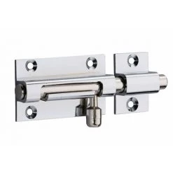 Thirard Targette à Pêne Rond THIRARD, Laiton Chromé Gris