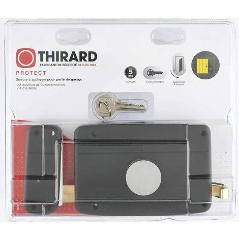 Thirard Serrure En Applique THIRARD, Axe 70 Mm, à Tirage, Ouverture à Gauche – Image 3