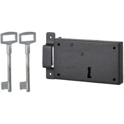 Serrure En Applique Pêne Dormant Thirard - Gauche - Longueur 140 Mm - Hauteur 80 Mm