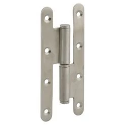 THIRARD - Charnière De Porte D'entrée/intérieure, 140x55x2.5mm, Inox, Gauche