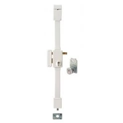 THIRARD - Serrure En Applique Beluga A2P** à Tirage Pour Entrée, Gauche, 3pts, Cobra 31x56mm, Axe 45mm, Blanc, 4 Clés